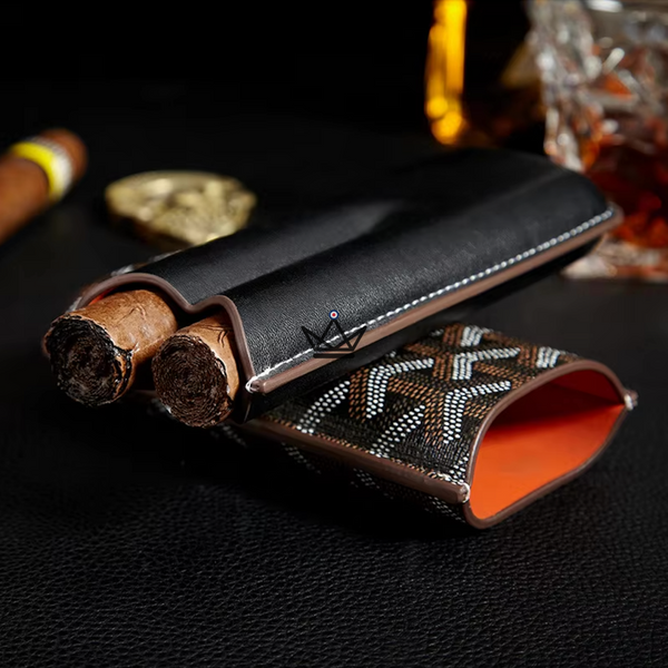 Etui à cigares de luxe - ALPINE - - etui - Cadeau, Noël, Anniversaire, Original, Fête des pères, fête des mères - Atelier Atypique