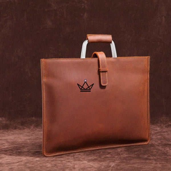 Sacoche en cuir vintage - WINSTON - - Sacoche - Cadeau, Noël, Anniversaire, Original - Atelier Atypique