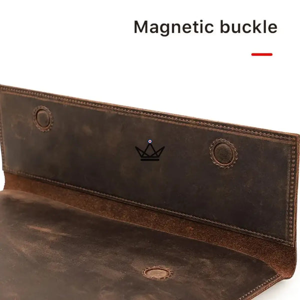 Personalisierbare Macbook-Lederhülle 13"-14" — MISSIVE Voyageur – 4/14