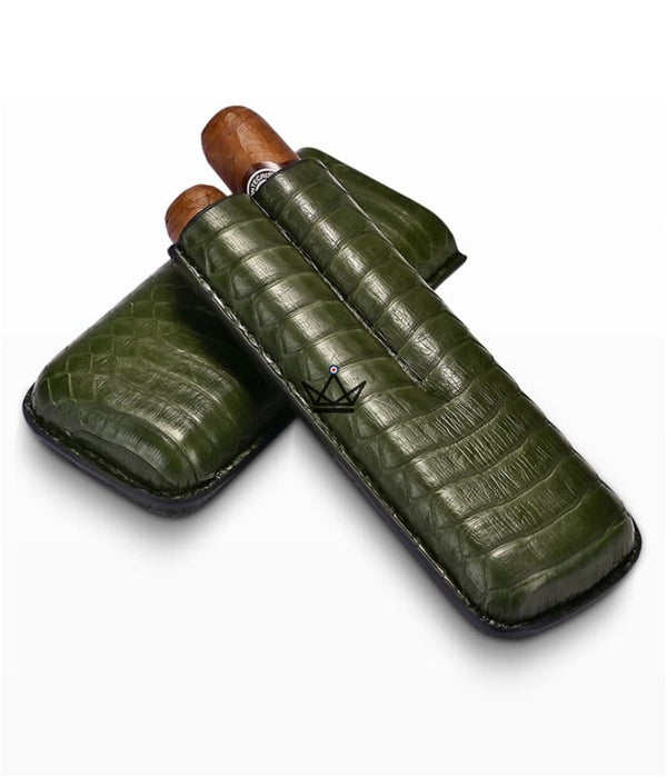 Etui à cigare en cuir - AURELIUS - - etui cigare - Cadeau, Noël, Anniversaire, Original - Atelier Atypique