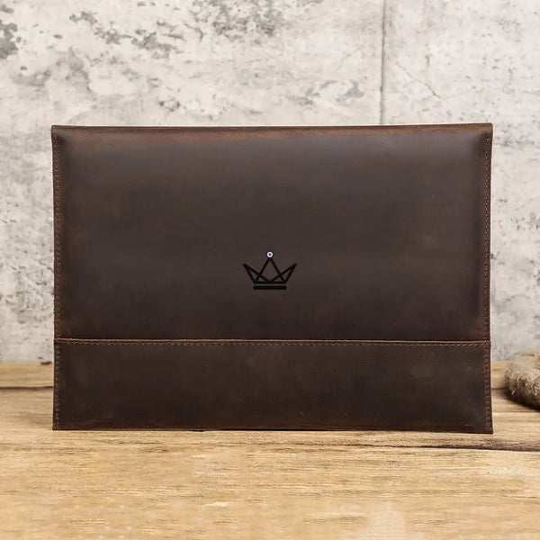 Personalisierbare Macbook-Lederhülle 13"-14" — MISSIVE Voyageur – 7/14