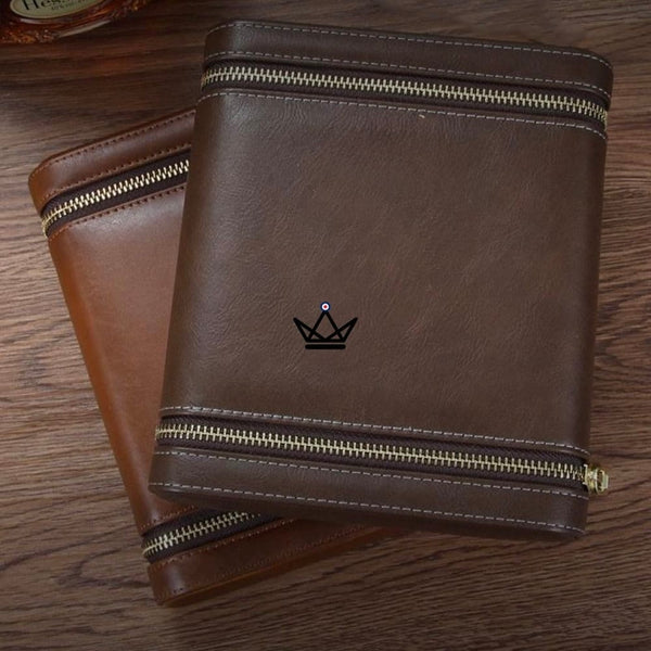 Etui de voyage cuir COHIBA ZIPY - 6 cigares - Atelier Atypique