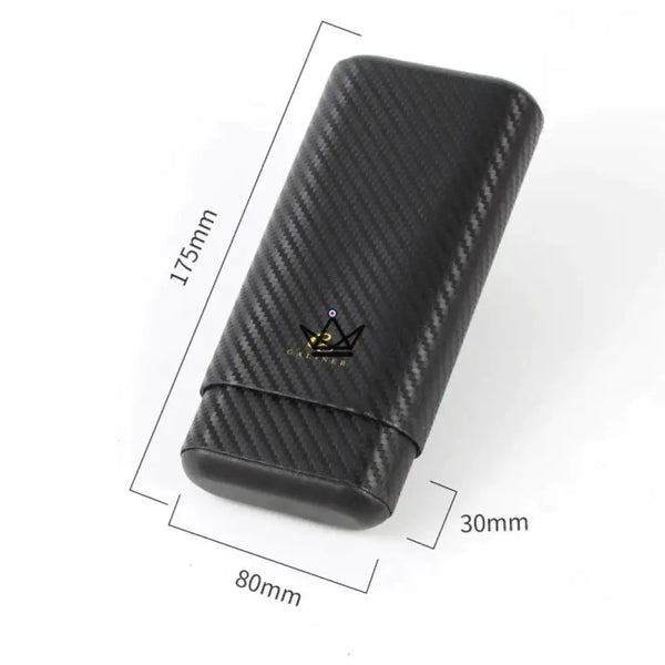 Etui à cigare de voyage - CARBON WOOD - - - Cadeau, Noël, Anniversaire, Original - Atelier Atypique