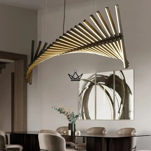 Suspension Luminaire - Éclats de Rhythm - - luminaire - Cadeau, Noël, Anniversaire, Original, Fête des pères, fête des mères - Atelier Atypique