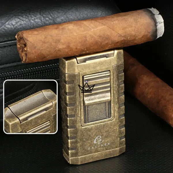 Briquet Chalumeau 3 Torches - Héritage Edition - - briquet - Cadeau, Noël, Anniversaire, Original, Fête des pères, fête des mères - Atelier Atypique