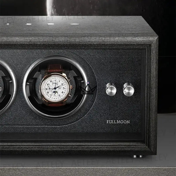 Remontoir Montre Automatique FULL MOON — Phases Lunaires, LED, Anti-Magnétique, 2 ou 4 Montres – 4/16