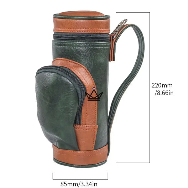 Étui de voyage 8 cigares en forme de sac de golf — FAIRWAY – 3/6