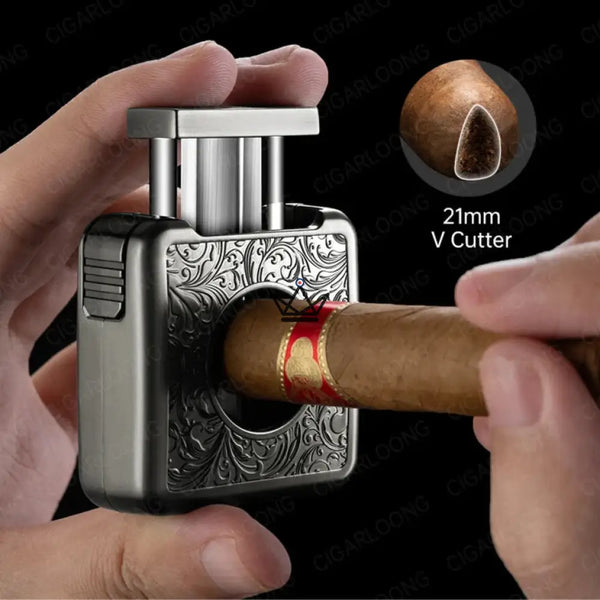 4-in-1 Deluxe Zigarrenschneider – Empire Edition