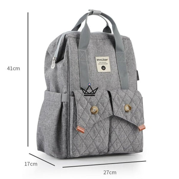 Sac de maternité / à langer - INSÜLAR - - sac de maternité - Cadeau, Noël, Anniversaire, Original - Atelier Atypique