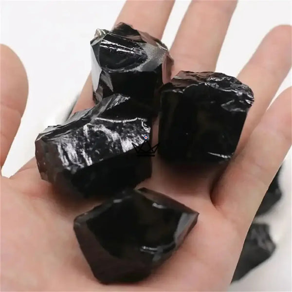 Minéraux bruts à collectionner, pierres naturelles à l'unité ou en sachet — LITHOS, Obsidienne / 1 pièce
