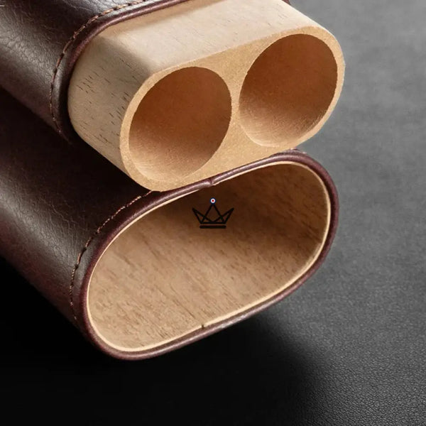 Etui à cigares et Coupe-Cigare - MIRLOS WOOD - - etui cigare - Cadeau, Noël, Anniversaire, Original, Fête des pères, fête des mères - Atelier Atypique