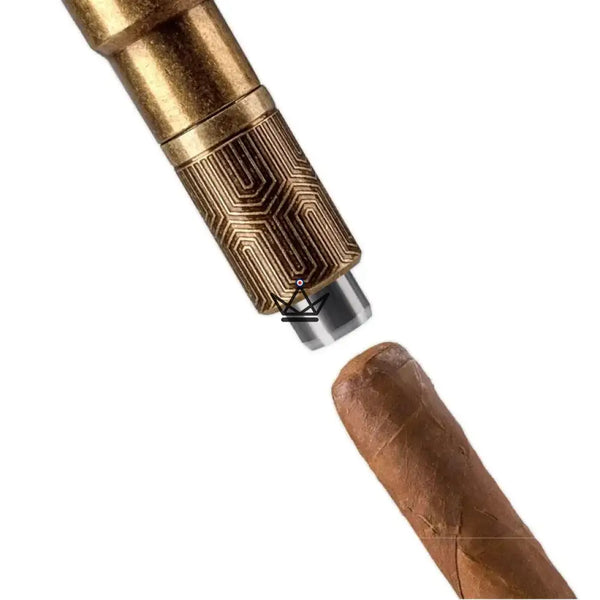 Perce-cigare double à décor rétro gravé, 2 diamètres — FILIGRANE – 9/14