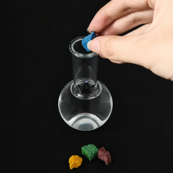 Magical crystal garden in a vial, chemistry experiment — GERMINA