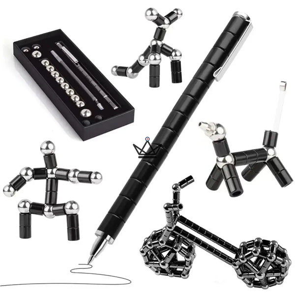 Stylo Aimanté Multifonctions – Créativité et Anti-Stress - - stylo - Cadeau, Noël, Anniversaire, Original, Fête des pères, fête des mères - Atelier Atypique