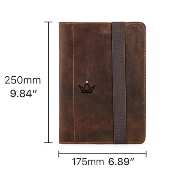 Customizable A5 Leather Organizer — VOYAGEUR Galenda
