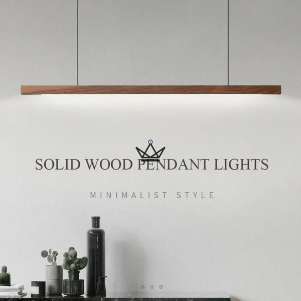 Lampe Suspendue LED en Bois Massif - Rhythm Nordic - - luminaire - Cadeau, Noël, Anniversaire, Original, Fête des pères, fête des mères - Atelier Atypique