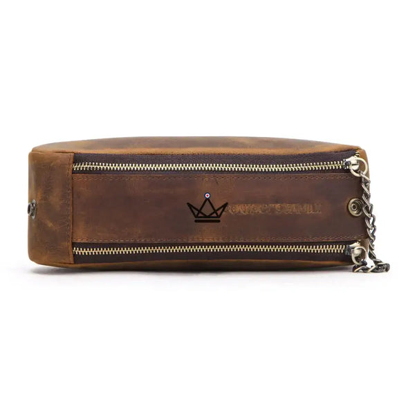 Trousse à crayons et stylos en cuir personnalisable — Voyageur SKETCH – 8/8