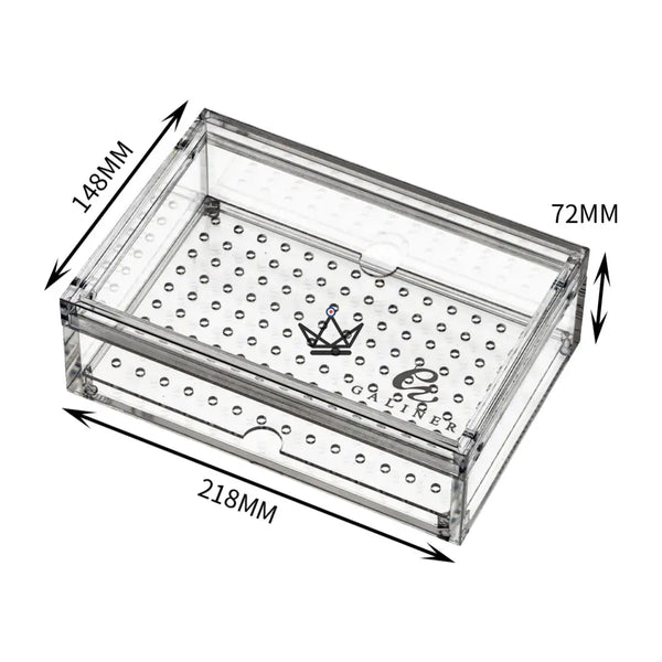 Cave à cigare transparente - Crystal Clarity - - Cave à cigare - Cadeau, Noël, Anniversaire, Original, Fête des pères, fête des mères - Atelier Atypique