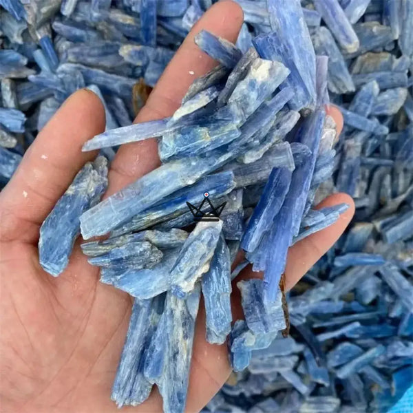 Minéraux bruts à collectionner, pierres naturelles à l'unité ou en sachet — LITHOS, Cyanite bleue / 1 pièce