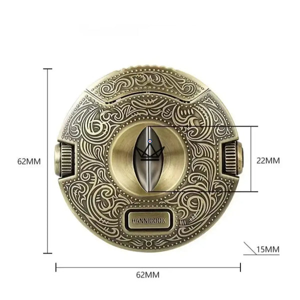 Coupe-Cigare Circulaire - Héritage Edition - - coupe cigare - Cadeau, Noël, Anniversaire, Original, Fête des pères, fête des mères - Atelier Atypique