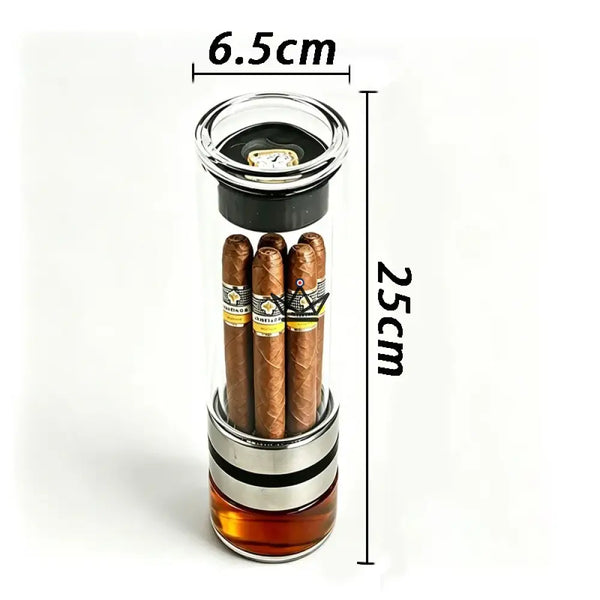 Borosilicate Glass Cigar Infuser 3-5 Cigars - INFUSIO CALICE