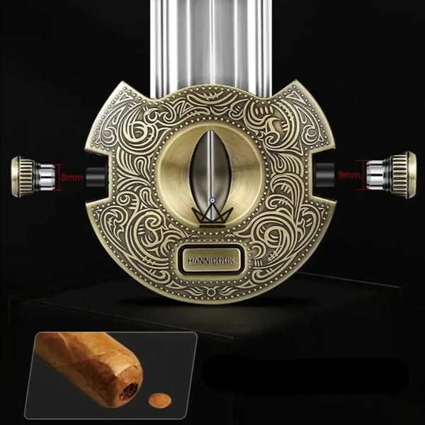 Coupe-Cigare Circulaire - Héritage Edition - - coupe cigare - Cadeau, Noël, Anniversaire, Original, Fête des pères, fête des mères - Atelier Atypique