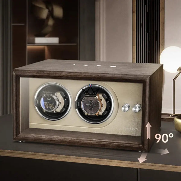 Remontoir Montre Automatique FULL MOON — Phases Lunaires, LED, Anti-Magnétique, 2 ou 4 Montres – 5/16
