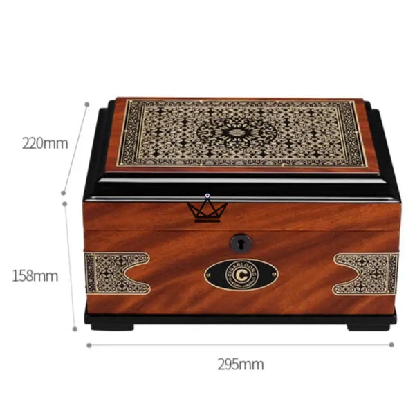 Cave à cigare de luxe - Reliquia Antiqua - - cave a cigare - Cadeau, Noël, Anniversaire, Original, Fête des pères, fête des mères - Atelier Atypique