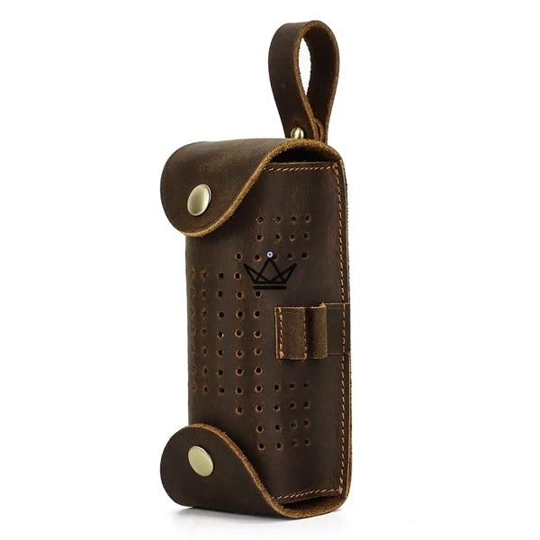 Customizable Leather Golf Ball Pouch –Voyageur Tee Golf | 3 Balls, 4 Tees – 9/9