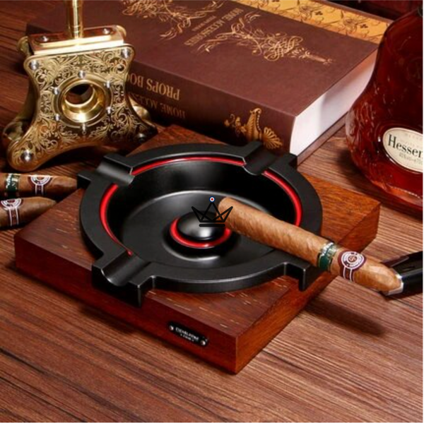 Cendrier 4 cigares - ELITE luxe original 4 emplacement bois cadeau homme