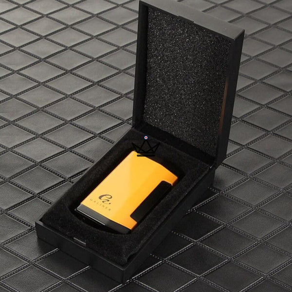 Briquet Chalumeau 2 Torches - GOLDYR - - Briquet Out - Cadeau, Noël, Anniversaire, Original - Atelier Atypique