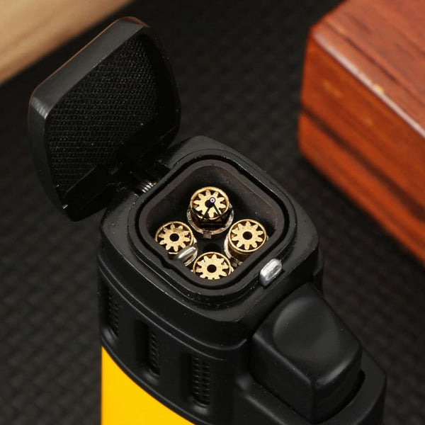 Briquet Chalumeau COHIBA - 4 Torches FURY - Atelier Atypique