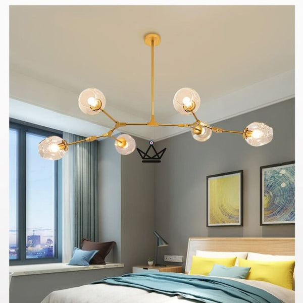 Lustre plafonnier industriel articulé - Branching Bubble - - luminaire - Cadeau, Noël, Anniversaire, Original - Atelier Atypique