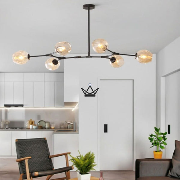 Lustre plafonnier industriel articulé - Branching Bubble - - luminaire - Cadeau, Noël, Anniversaire, Original - Atelier Atypique