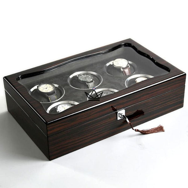 Coffret de rangement pour montre de luxe - Luxuria Temporum - - Remontoirs - Cadeau, Noël, Anniversaire, Original - Atelier Atypique