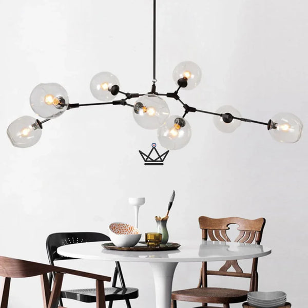 Lustre plafonnier industriel articulé - Branching Bubble - - luminaire - Cadeau, Noël, Anniversaire, Original - Atelier Atypique