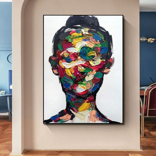 Peinture à l'huile sur toile XXL - Profondeur d'âme - - toile - Cadeau, Noël, Anniversaire, Original - Atelier Atypique