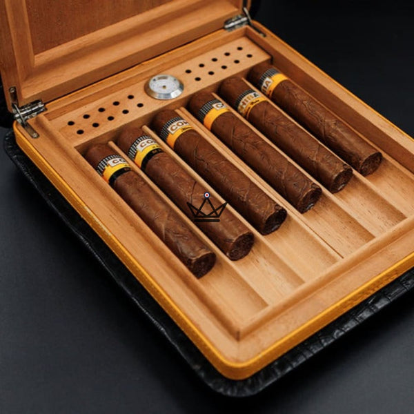 Cave à cigare en Cuir - Cohiba WALLY - - Cave à cigare OUT - Cadeau, Noël, Anniversaire, Original - Atelier Atypique