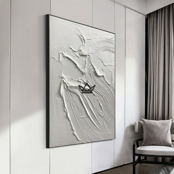 Peinture à l'huile sur toile XXL - Contraste Intense - - toile - Cadeau, Noël, Anniversaire, Original - Atelier Atypique