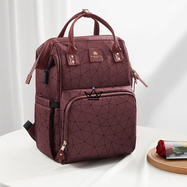 Sac à dos de Maternité / à langer - GEOMETRIX - - sac de maternité - Cadeau, Noël, Anniversaire, Original - Atelier Atypique