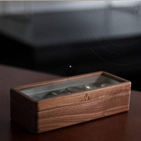 Coffret de rangement pour montre de luxe - Custodia Temporum - - Remontoirs - Cadeau, Noël, Anniversaire, Original - Atelier Atypique