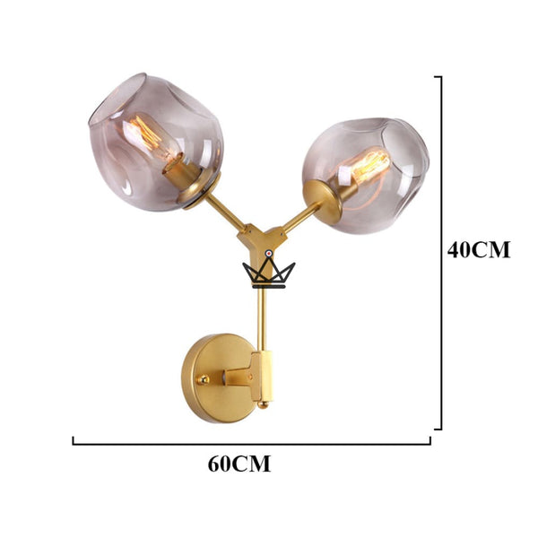 Applique Murale industrielle - Branching Bubble - - luminaire - Cadeau, Noël, Anniversaire, Original - Atelier Atypique