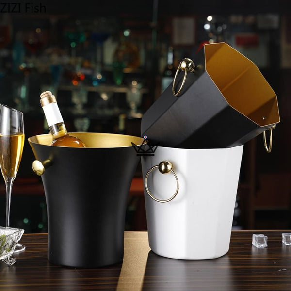 Seau à champagne Design - César Square - - Seau à glace - Cadeau, Noël, Anniversaire, Original - Atelier Atypique
