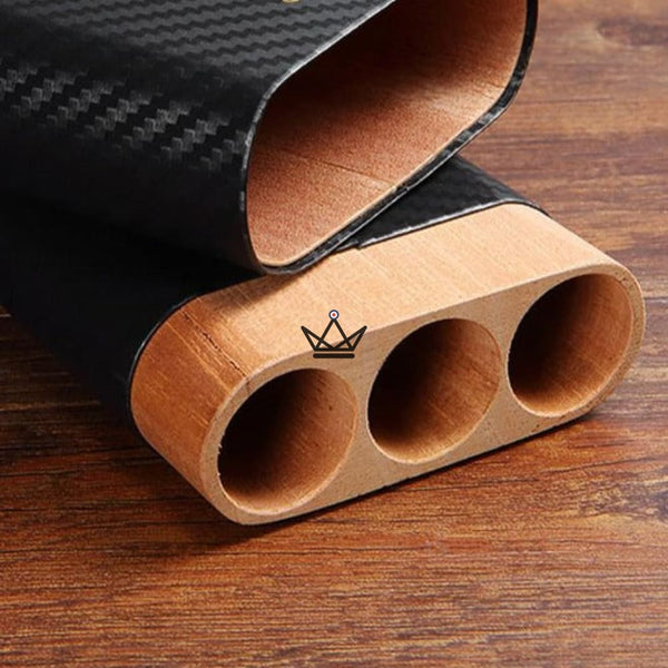 Etui à cigare de voyage COHIBA - CARBON WOOD - Atelier Atypique