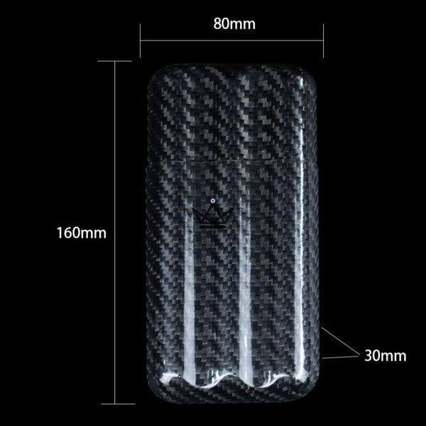 Etui à cigare de voyage - CARBON - Atelier Atypique