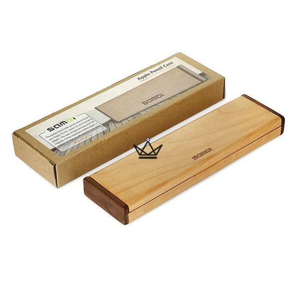 Boîte en bois avec support intégré pour Apple Pencil - Atelier Atypique