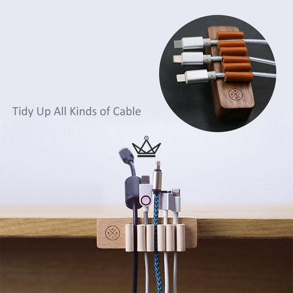 Organisateur de câbles en cuir - PEPMI - Atelier Atypique