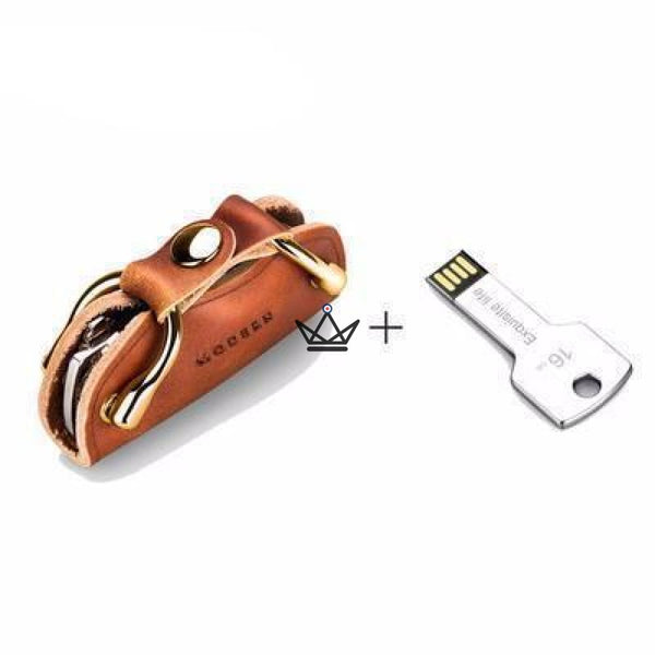 Porte-clé en cuir - REVOLVE - Atelier Atypique