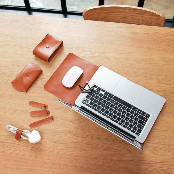 Housse en cuir PU pour MacBook - MIKA - Atelier Atypique