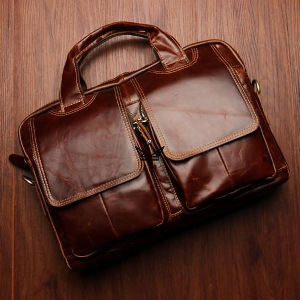 Sacoche en cuir vintage - Le NINO - Atelier Atypique